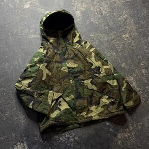 Vintage 90’s Camo Anorak Pullover Jacket